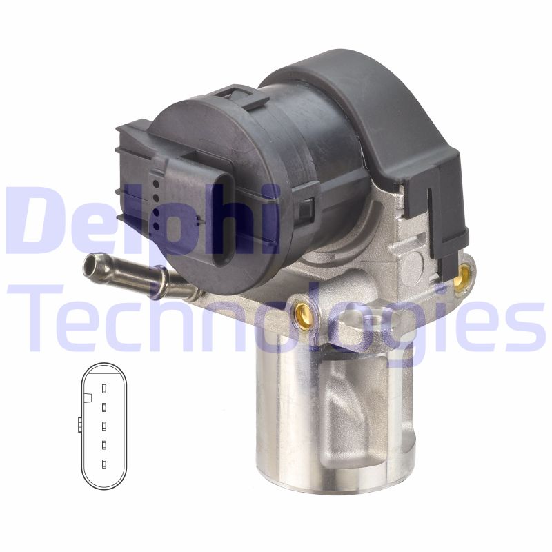 EGR-klep Delphi Diesel EG10627-12B1
