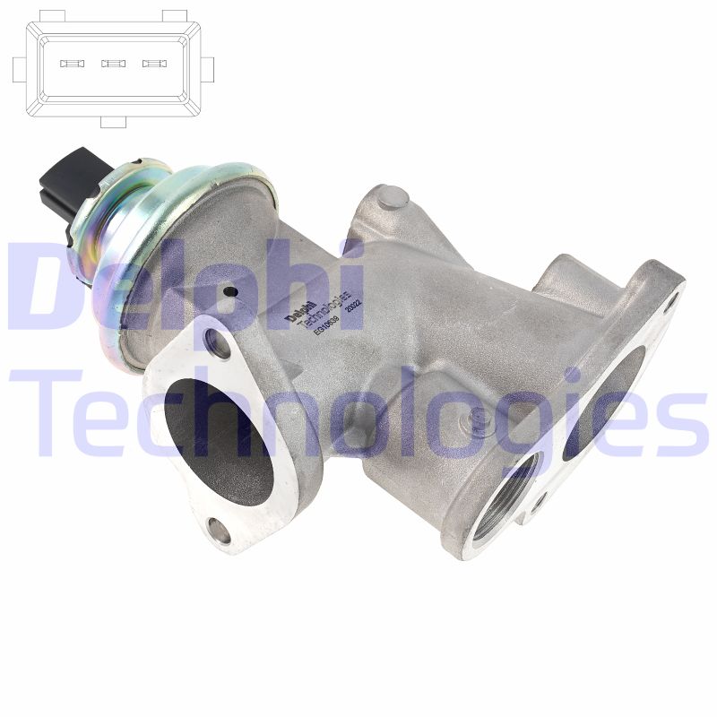 Delphi Diesel EGR-klep EG10639-12B1