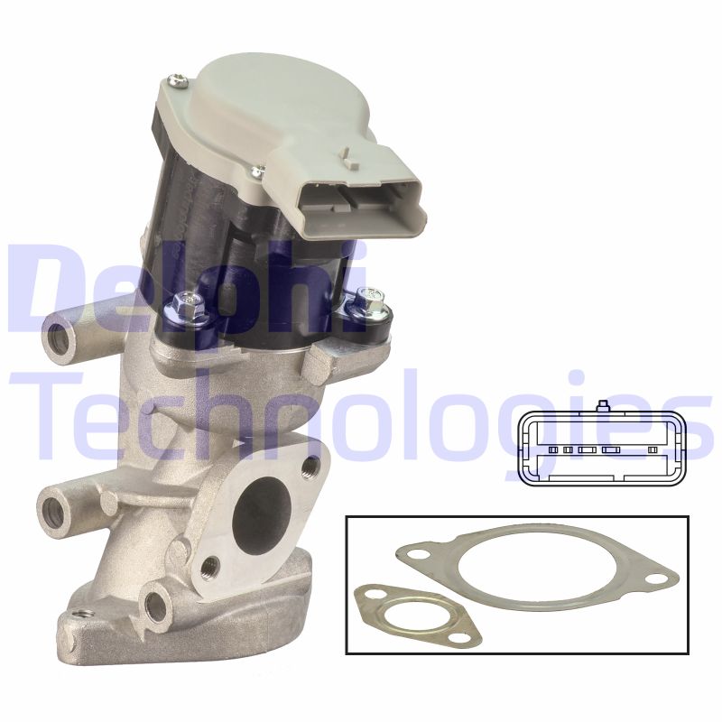 EGR-klep Delphi Diesel EG10641-12B1