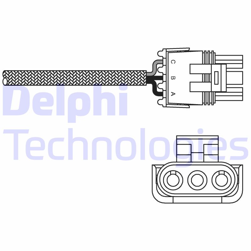 Lambda-sonde Delphi Diesel ES10969-12B1