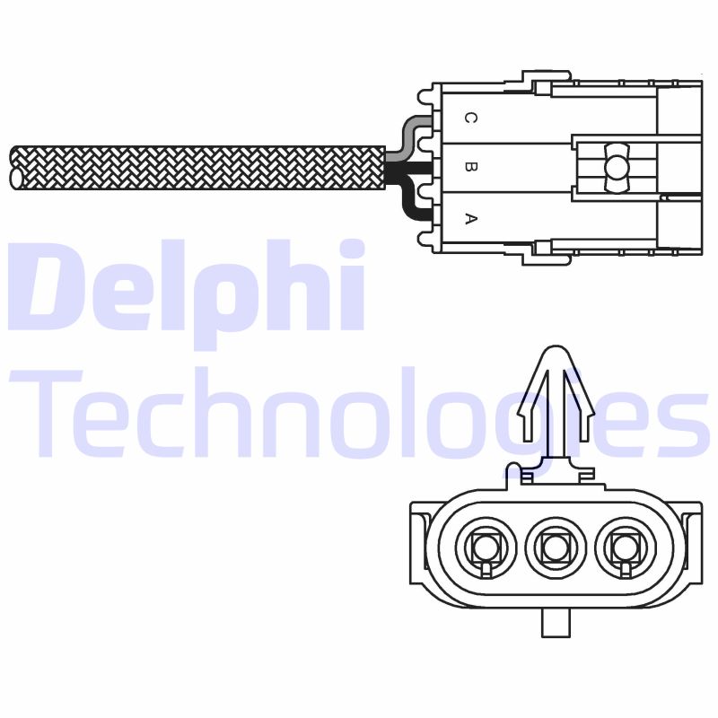 Lambda-sonde Delphi Diesel ES10970-12B1