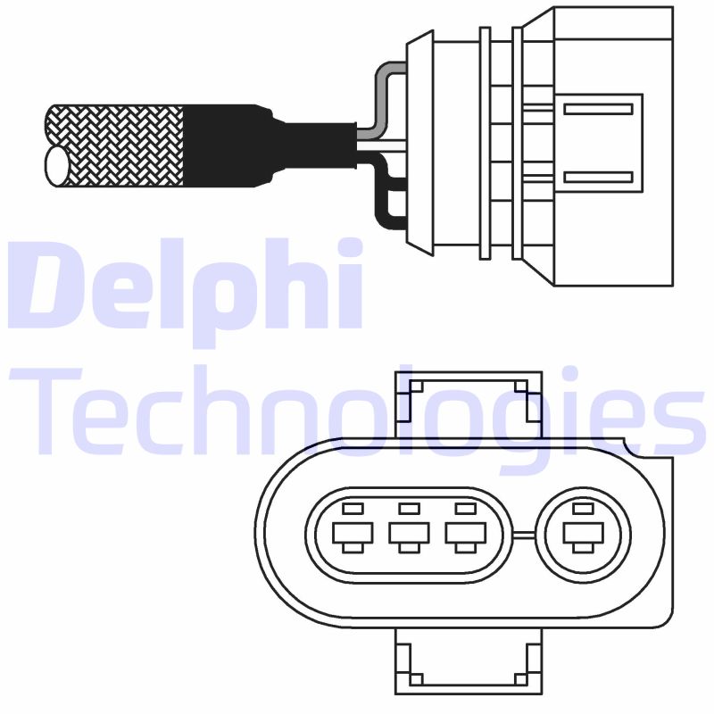 Lambda-sonde Delphi Diesel ES10977-12B1