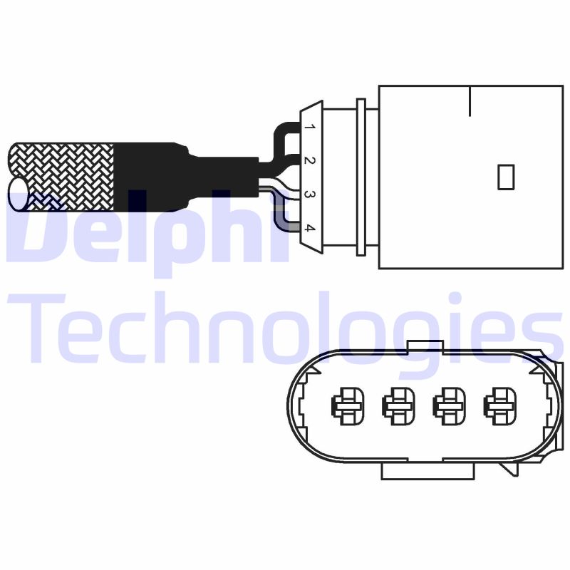 Lambda-sonde Delphi Diesel ES10981-12B1