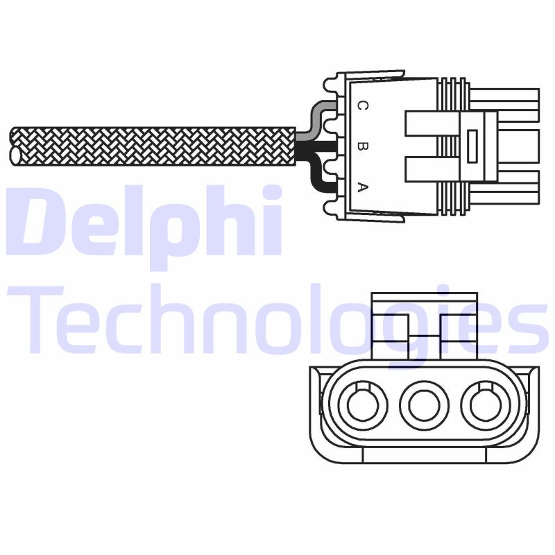 Lambda-sonde Delphi Diesel ES10990-12B1