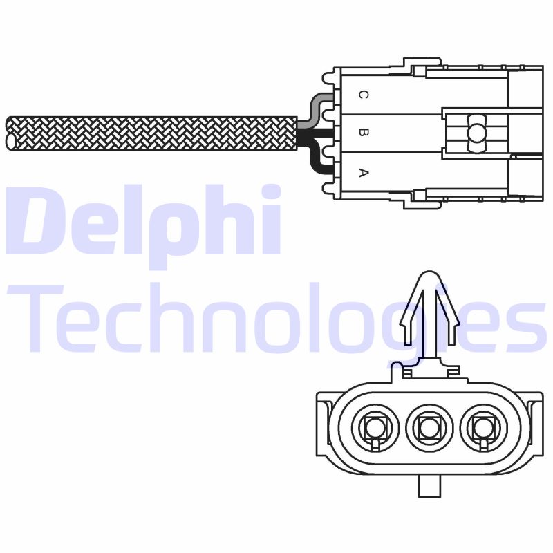 Lambda-sonde Delphi Diesel ES10995-12B1