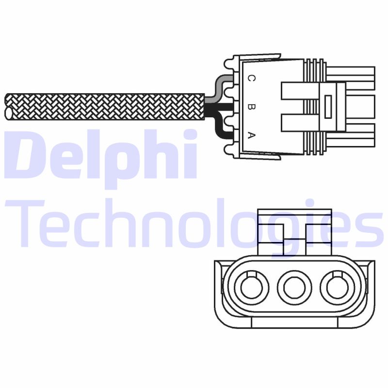 Lambda-sonde Delphi Diesel ES10996-12B1