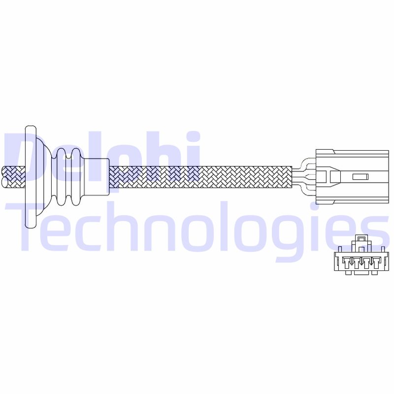 Lambda-sonde Delphi Diesel ES11037-12B1