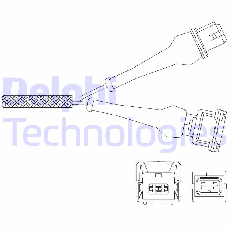 Lambda-sonde Delphi Diesel ES11041-12B1