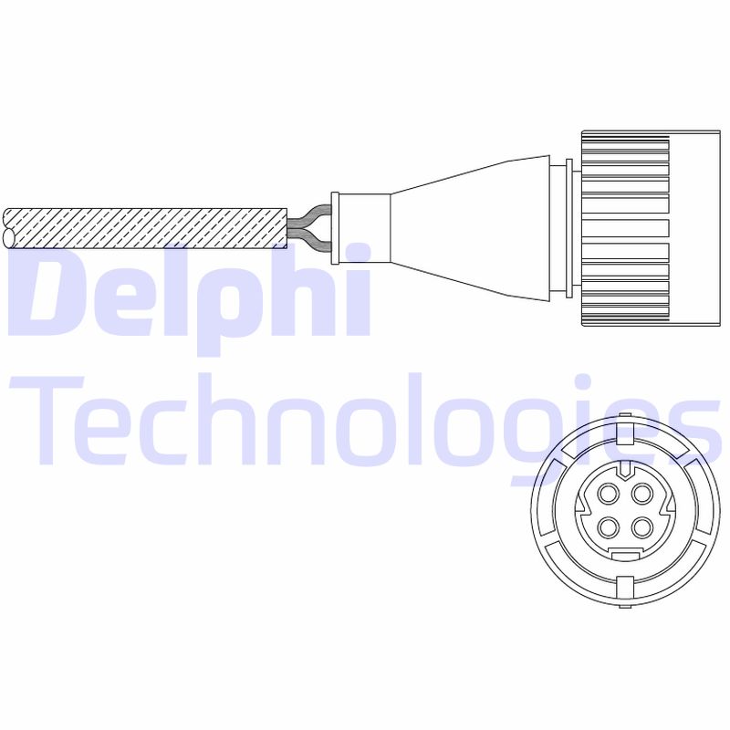 Lambda-sonde Delphi Diesel ES11048-12B1