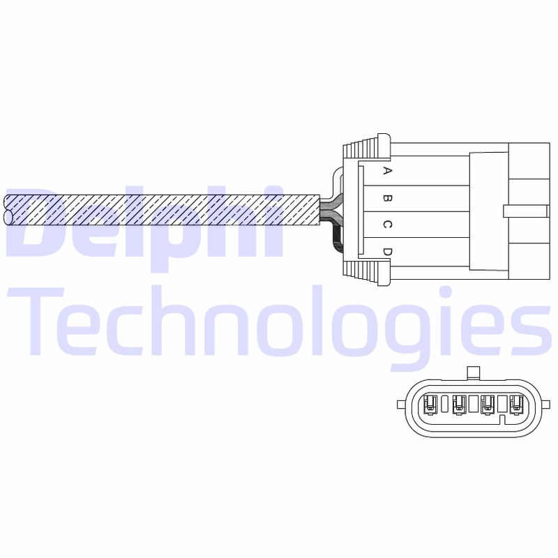 Lambda-sonde Delphi Diesel ES11052-12B1