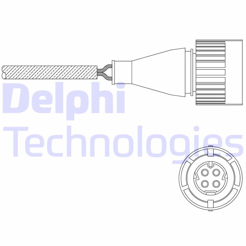 Lambda-sonde Delphi Diesel ES11057-12B1