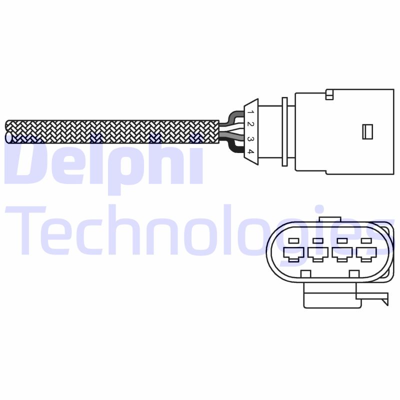 Lambda-sonde Delphi Diesel ES20289-12B1