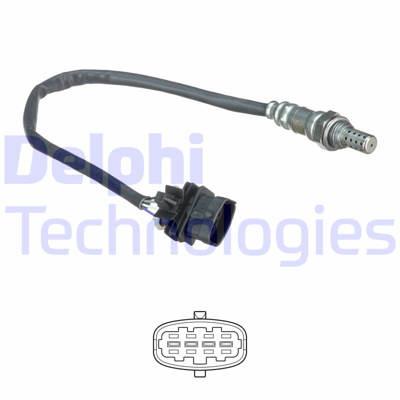 Lambda-sonde Delphi Diesel ES20491-12B1