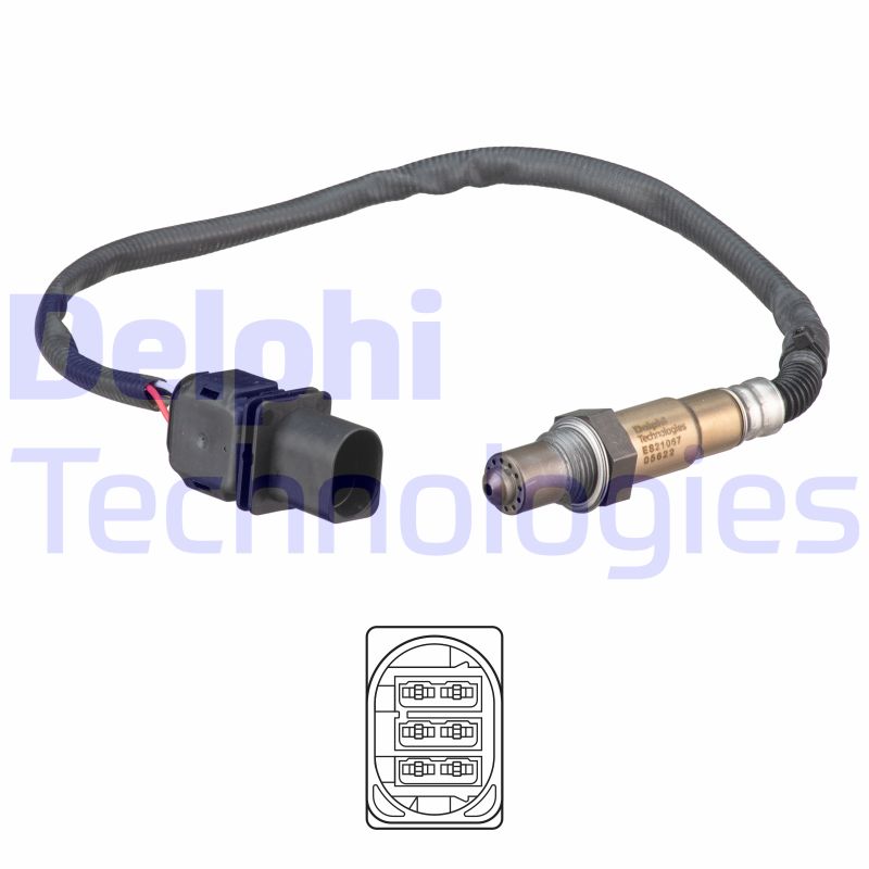 Lambda-sonde Delphi Diesel ES21067-12B1