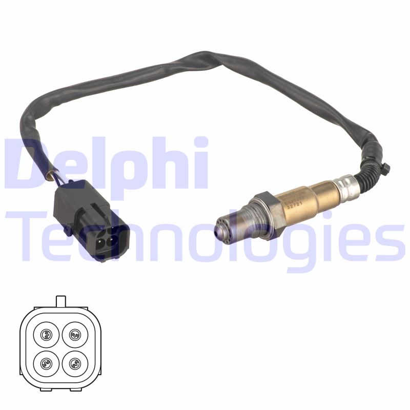 Lambda-sonde Delphi Diesel ES21072-12B1