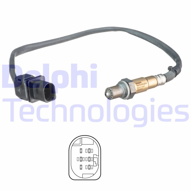 Lambda-sonde Delphi Diesel ES21081-12B1