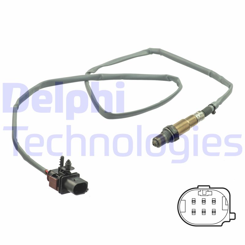 Lambda-sonde Delphi Diesel ES21101-12B1