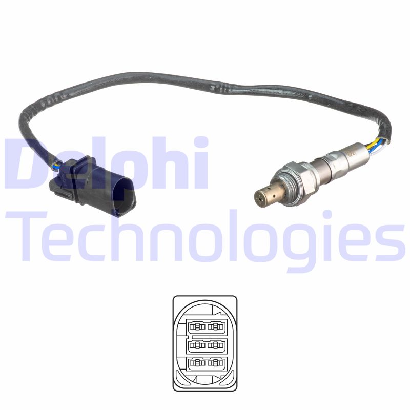 Lambda-sonde Delphi Diesel ES21132-12B1