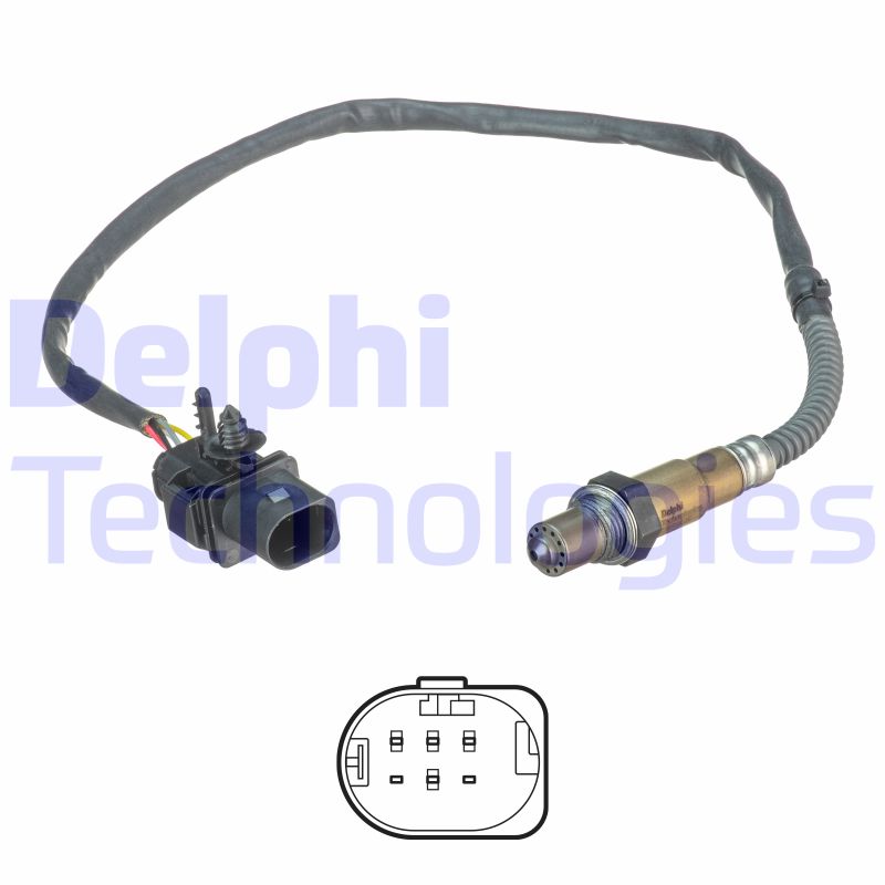 Lambda-sonde Delphi Diesel ES21136-12B1