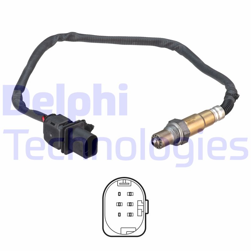 Lambda-sonde Delphi Diesel ES21197-12B1