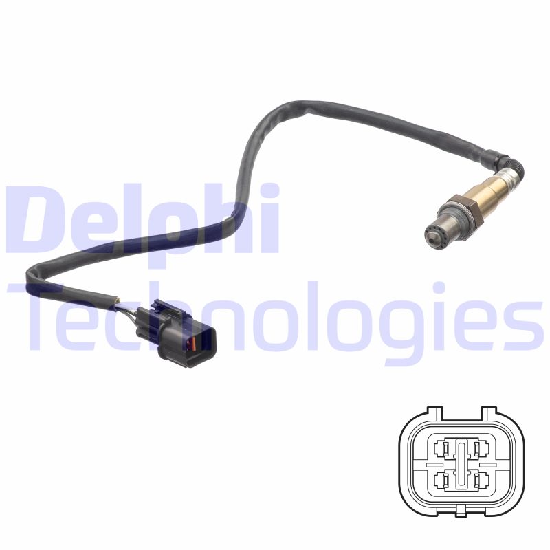 Lambda-sonde Delphi Diesel ES21257-12B1