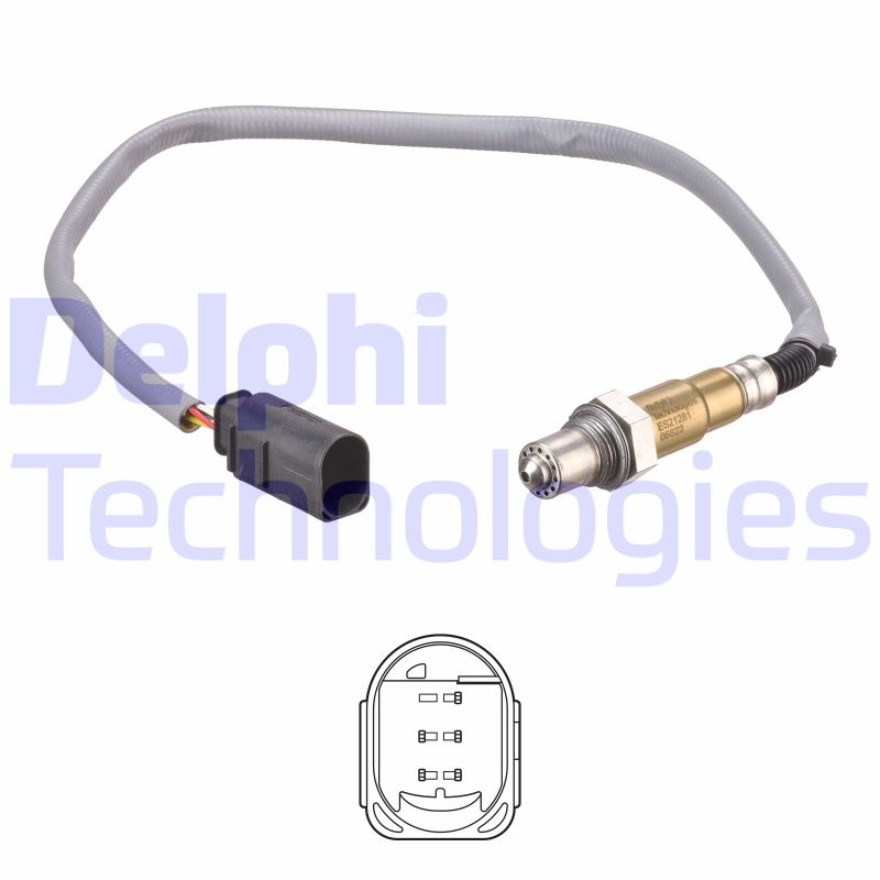 Lambda-sonde Delphi Diesel ES21281-12B1