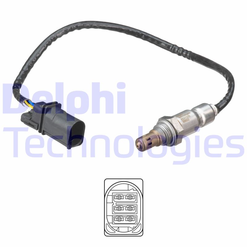 Lambda-sonde Delphi Diesel ES21333-12B1