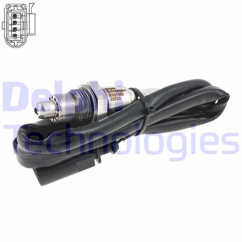 Lambda-sonde Delphi Diesel ES21382-12B1