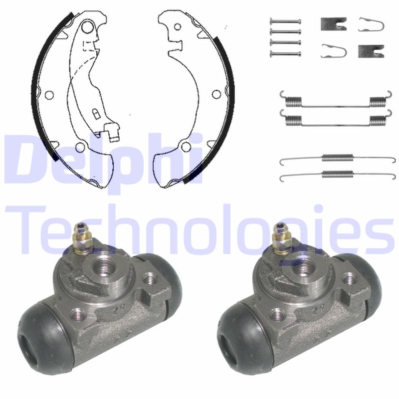 Remschoen set Delphi Diesel KP1033
