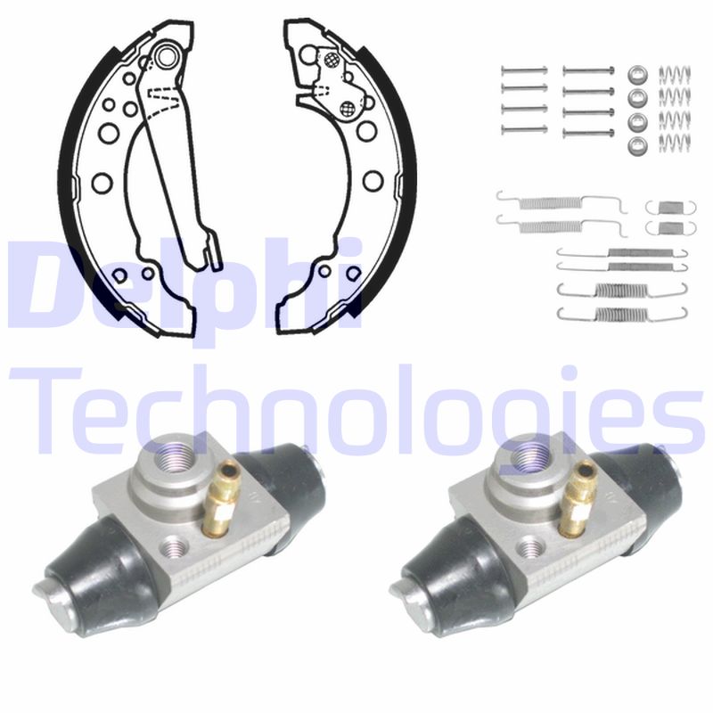 Remschoen set Delphi Diesel KP1054