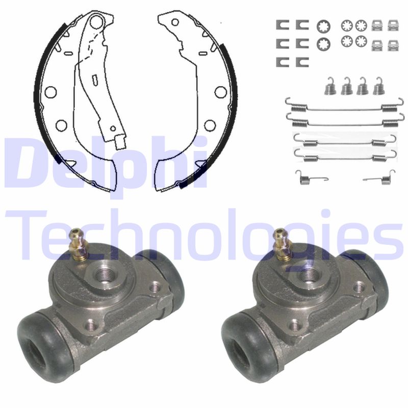 Remschoen set Delphi Diesel KP1058