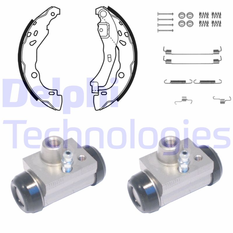 Remschoen set Delphi Diesel KP1077