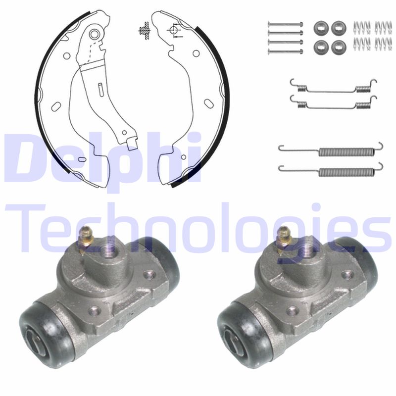 Remschoen set Delphi Diesel KP1083