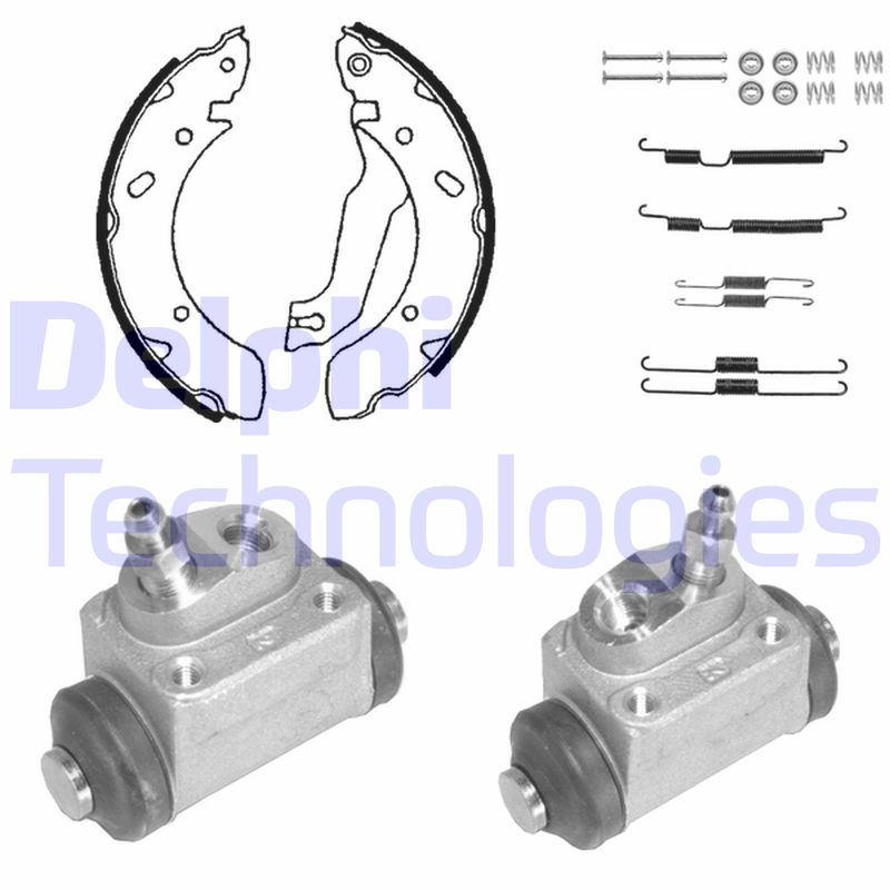 Remschoen set Delphi Diesel KP1087