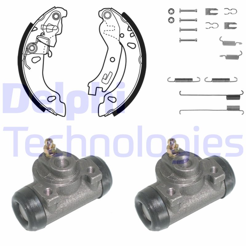 Remschoen set Delphi Diesel KP1090