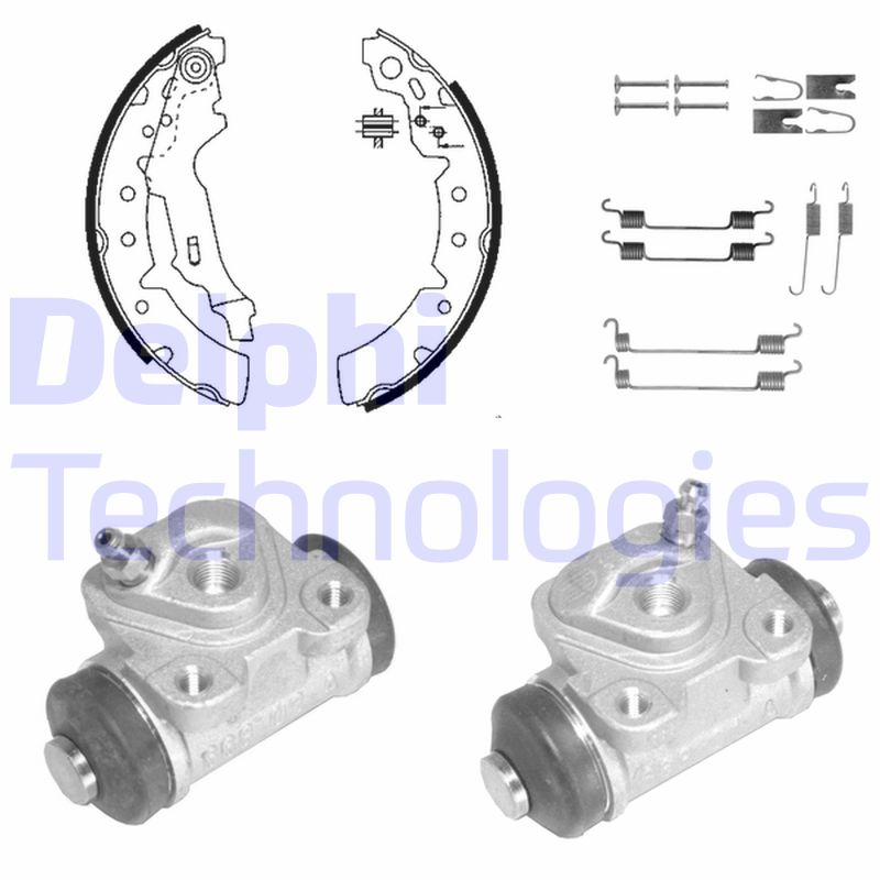 Remschoen set Delphi Diesel KP1098