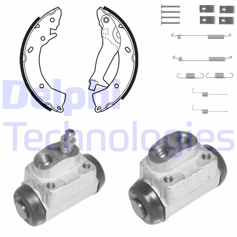 Remschoen set Delphi Diesel KP1107