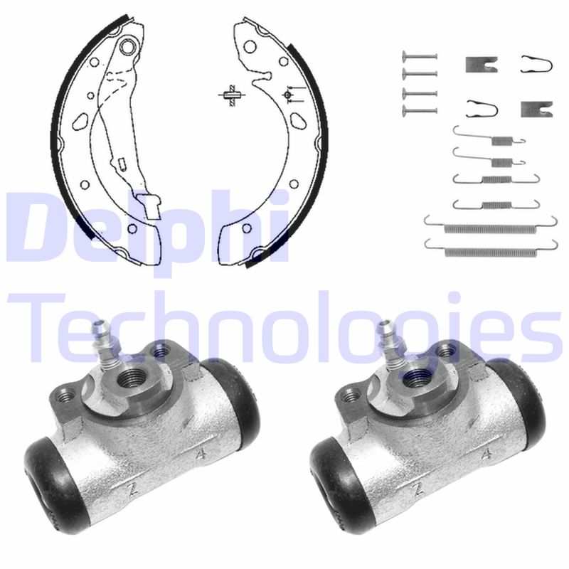 Remschoen set Delphi Diesel KP1112
