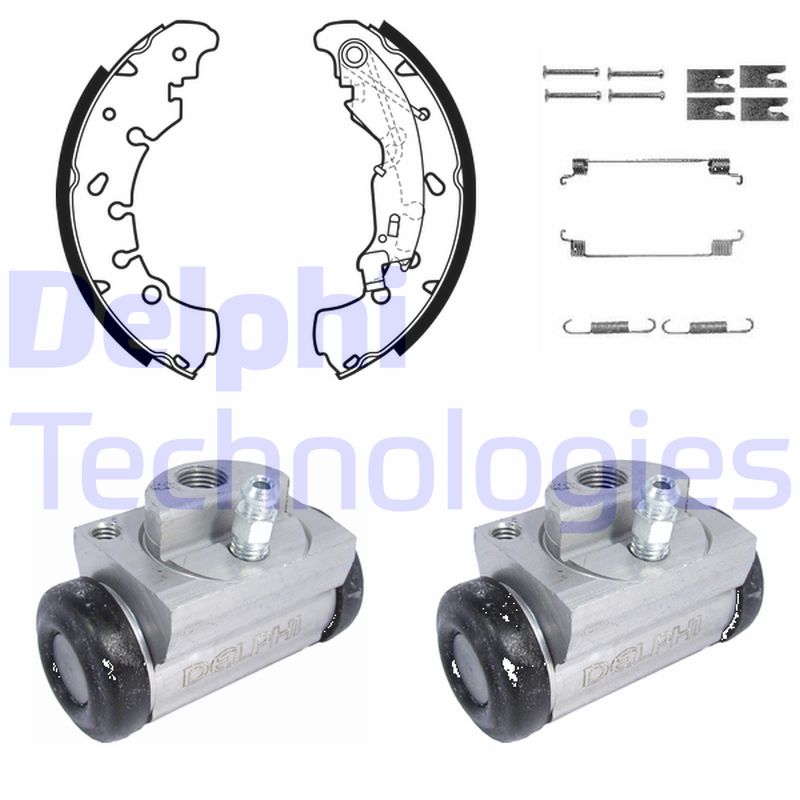 Remschoen set Delphi Diesel KP1120