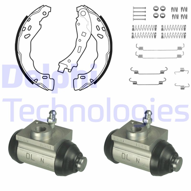 Remschoen set Delphi Diesel KP1147
