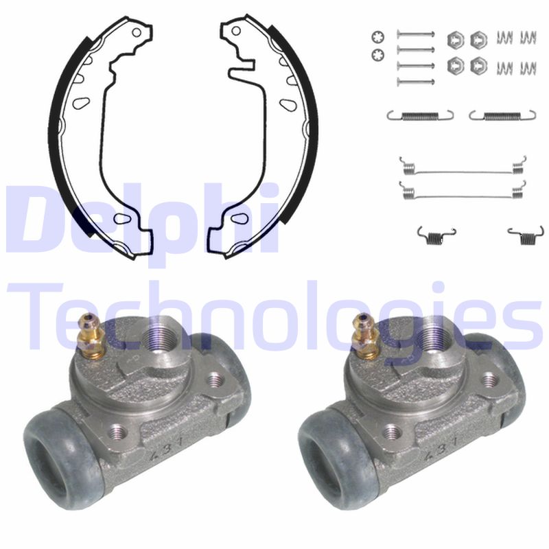 Remschoen set Delphi Diesel KP732