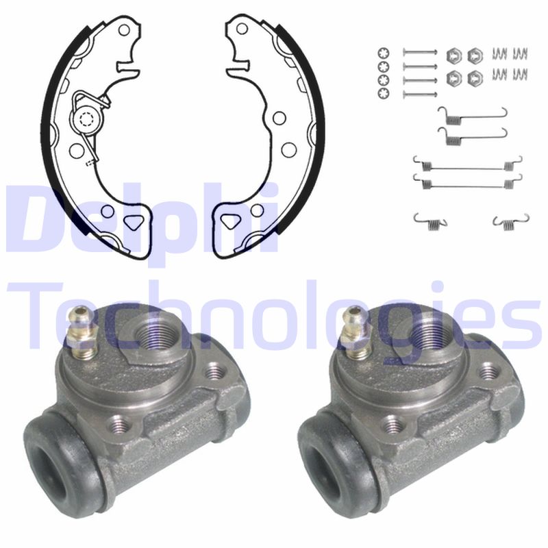Remschoen set Delphi Diesel KP755