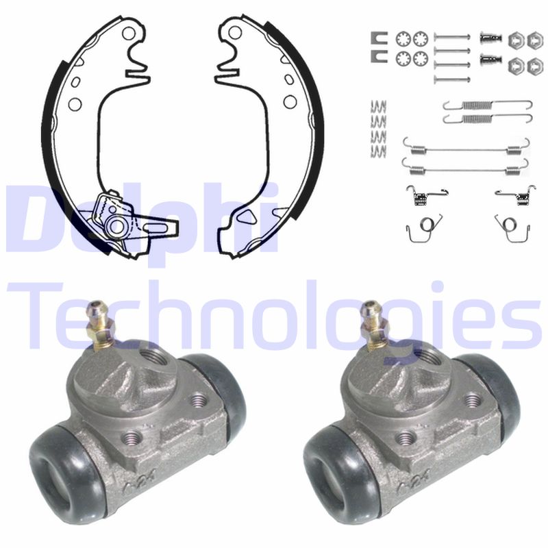 Remschoen set Delphi Diesel KP788