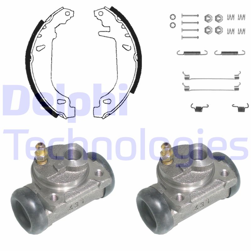 Remschoen set Delphi Diesel KP823