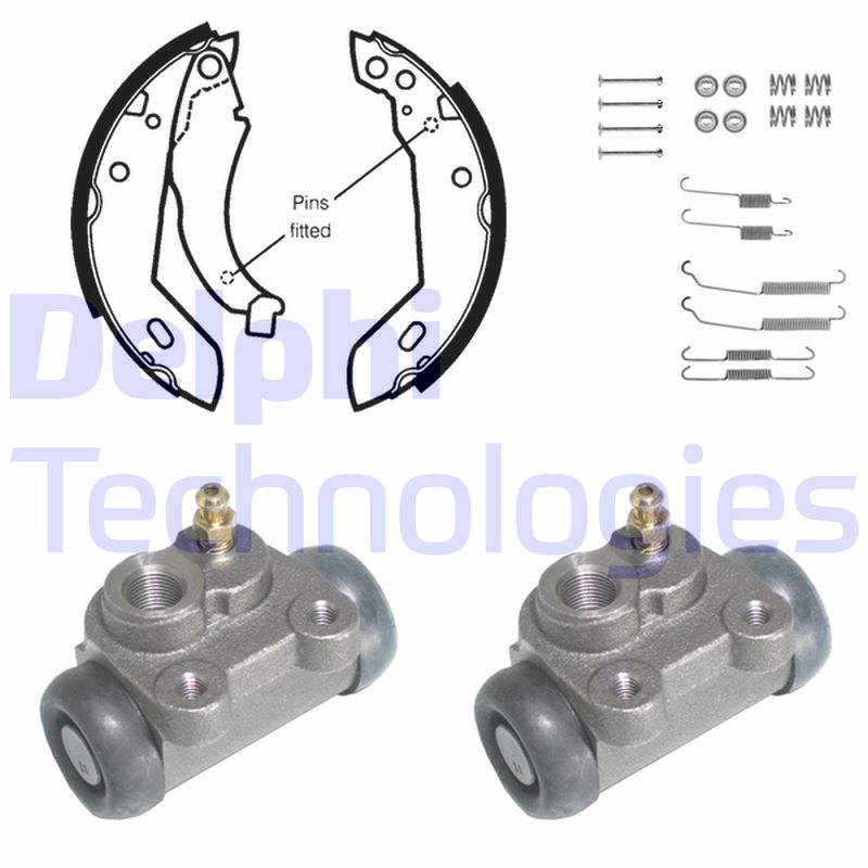 Remschoen set Delphi Diesel KP826