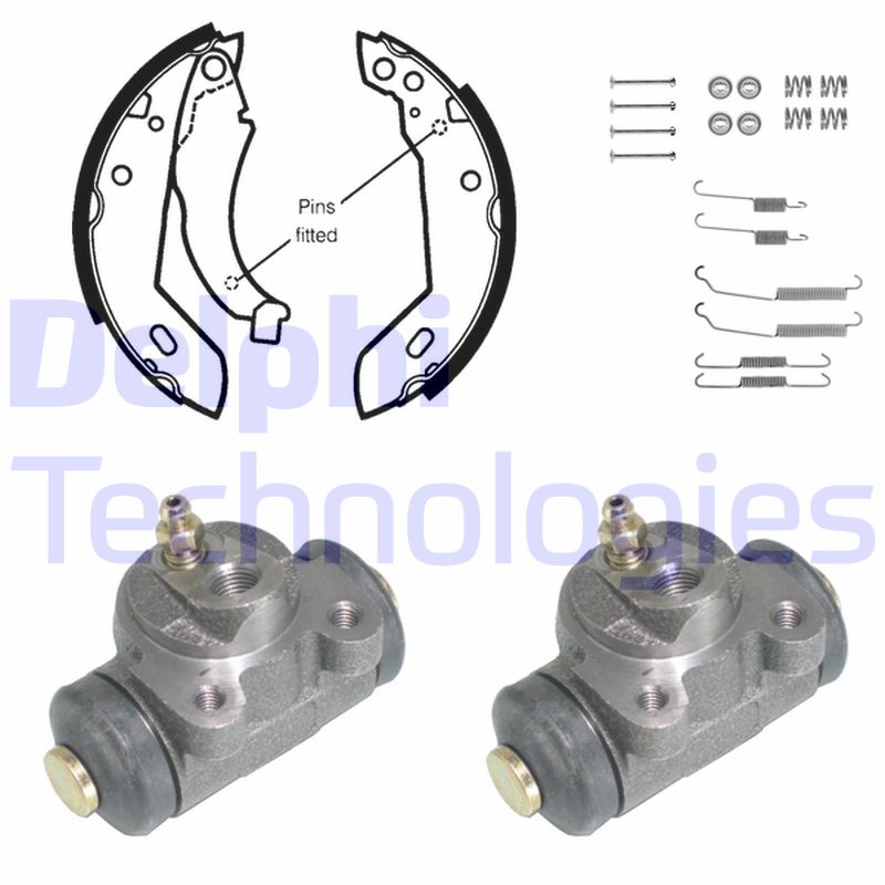 Remschoen set Delphi Diesel KP833