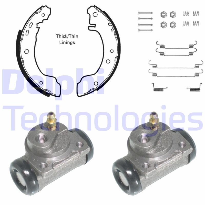 Remschoen set Delphi Diesel KP860