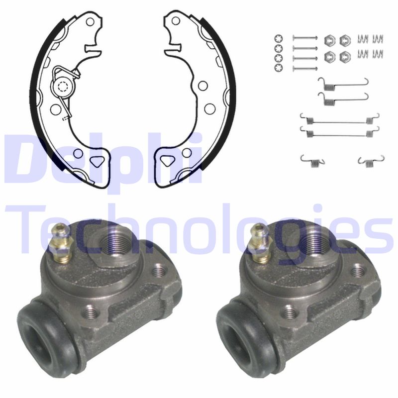 Remschoen set Delphi Diesel KP870