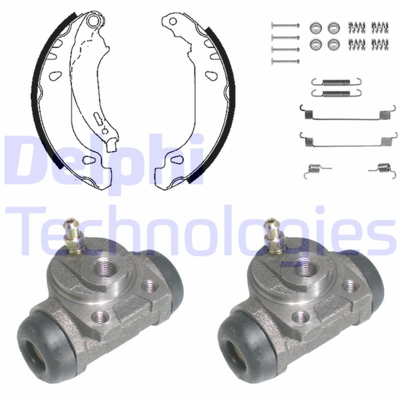 Remschoen set Delphi Diesel KP930