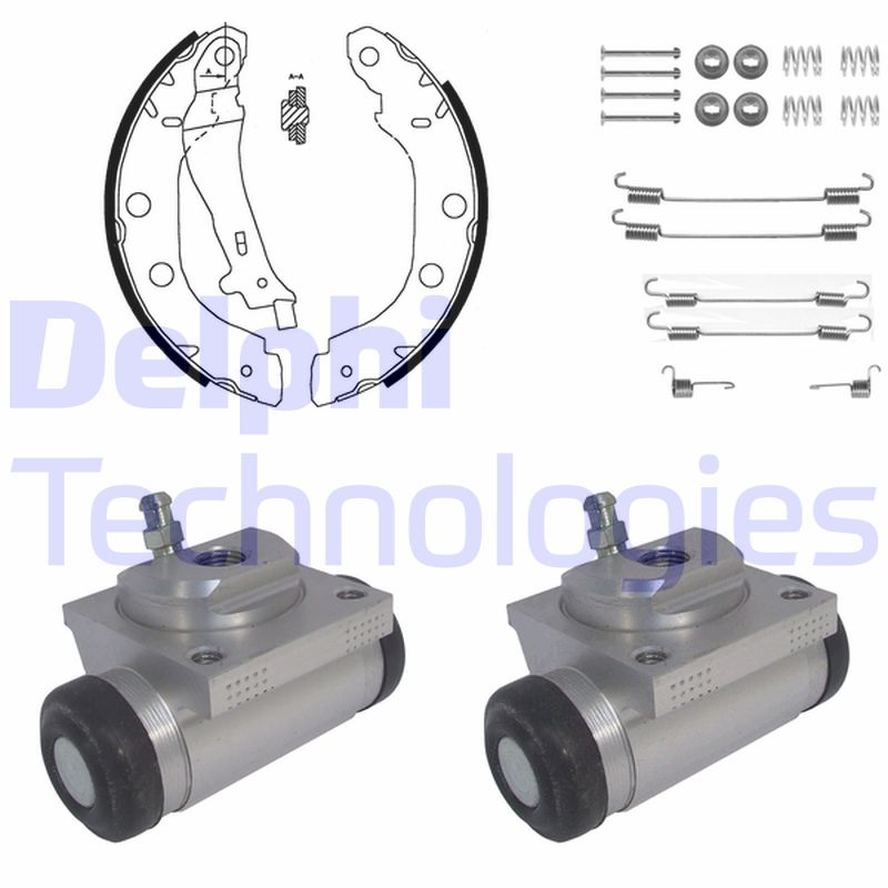 Remschoen set Delphi Diesel KP932